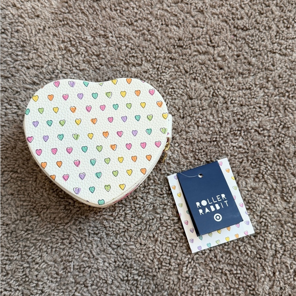 Target x Roller Rabbit Heart-Shaped Jewelry Case - Picture 3 of 3